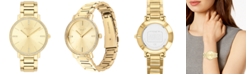 COACH Women's Audrey Gold-Tone Stainless Steel Bracelet Watch 35mm